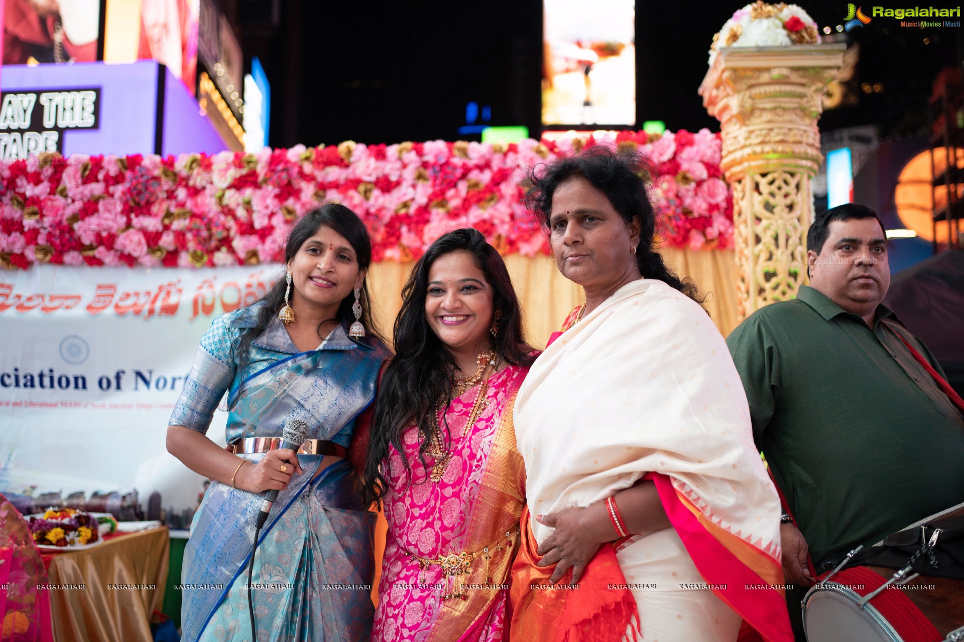 TANA Bathukamma Celebrations at New York Times Square