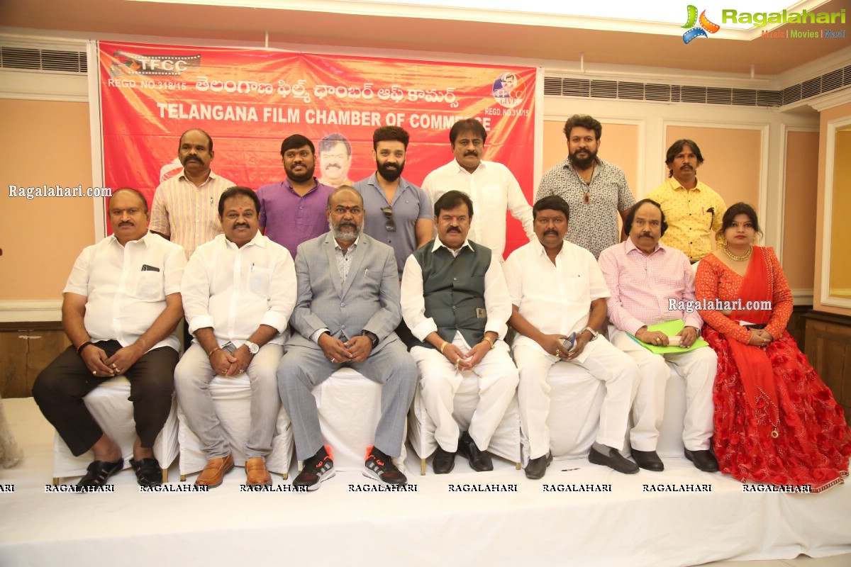 Telangana Film Chamber Of Commerce RK Goud Press Meet