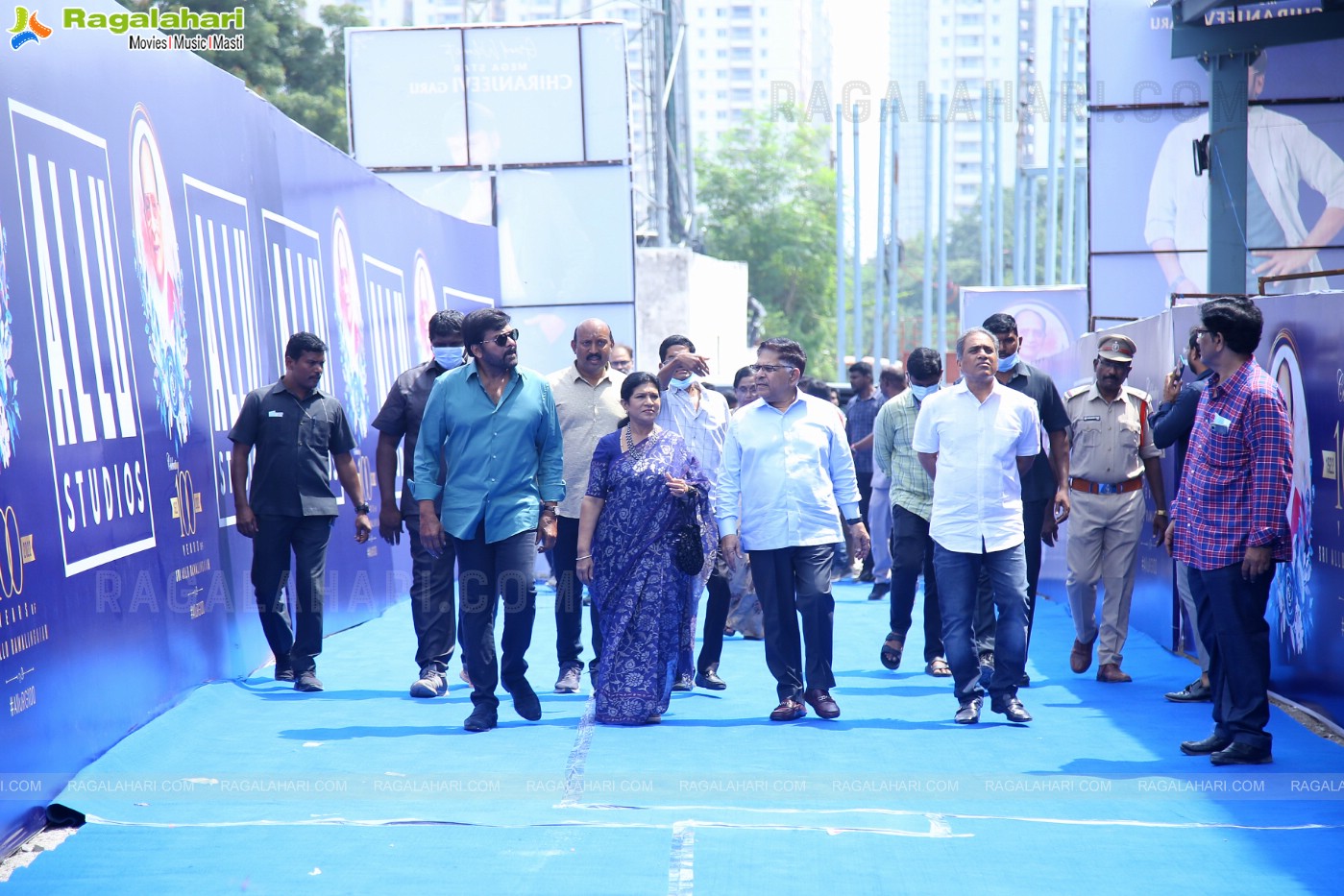 Chiranjeevi Inaugurates Allu Studios in Kokapet, Hyderabad