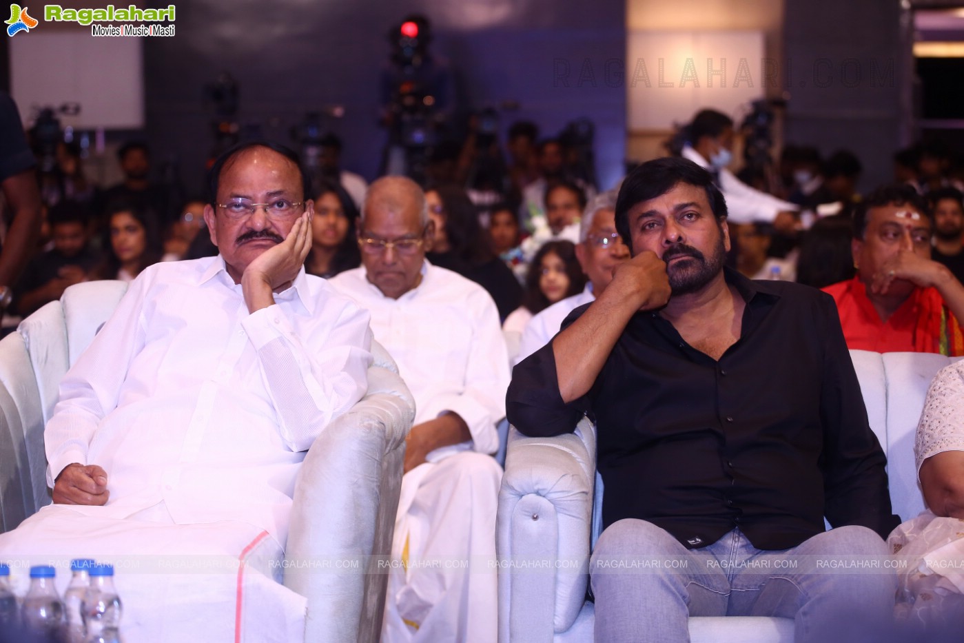 Allu Arjun, Ram Charan and Chiranjeevi Launch Book on Allu Ramalingaiah