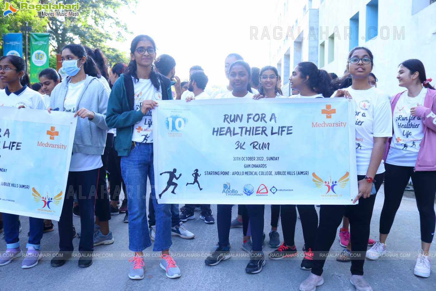 Flag Off of Run To Commemorate The Decennial Celebrations of Apollo Medical College