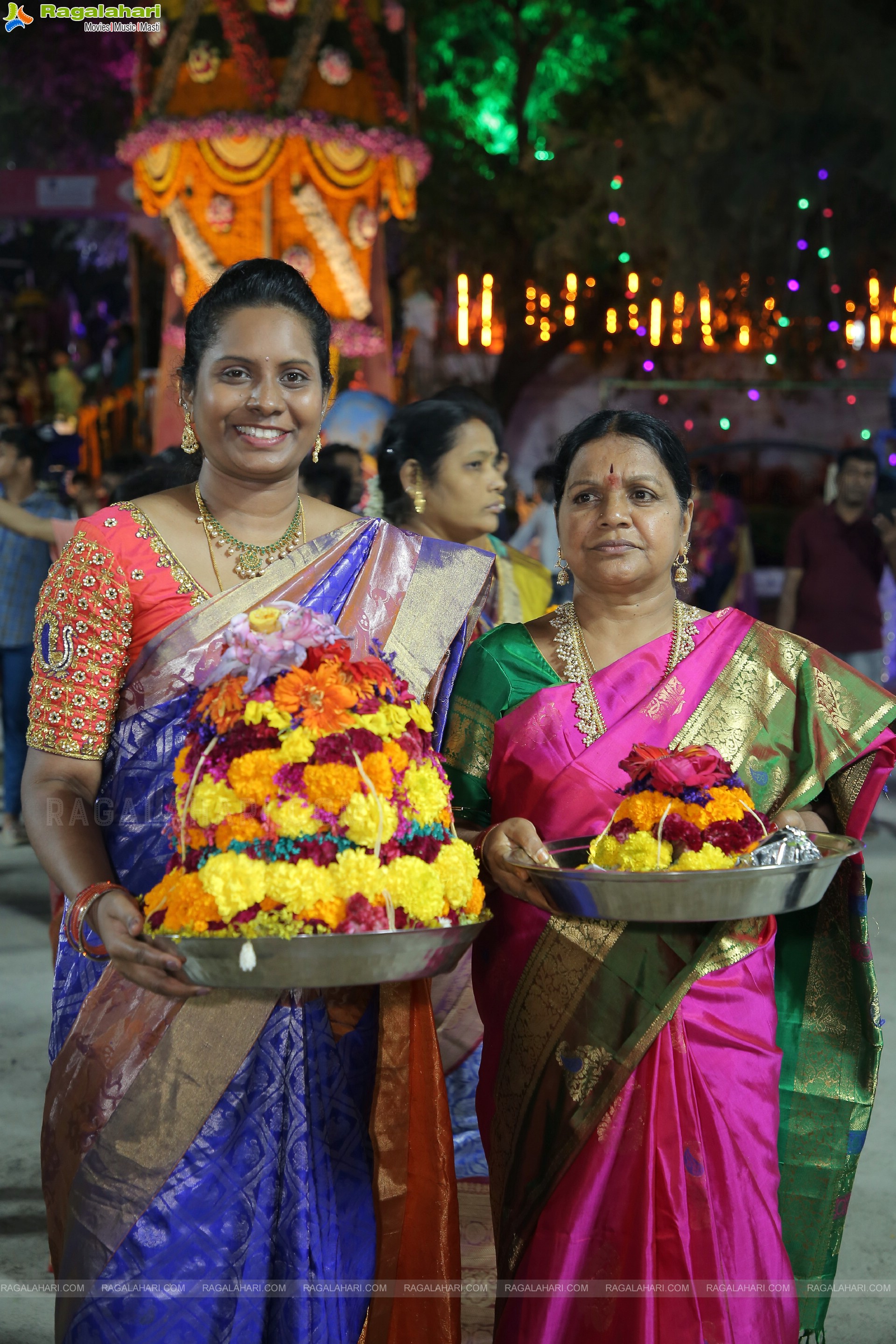 Saddula Bathukamma 2022 Celebrations at Tank Bund, Hyderabad