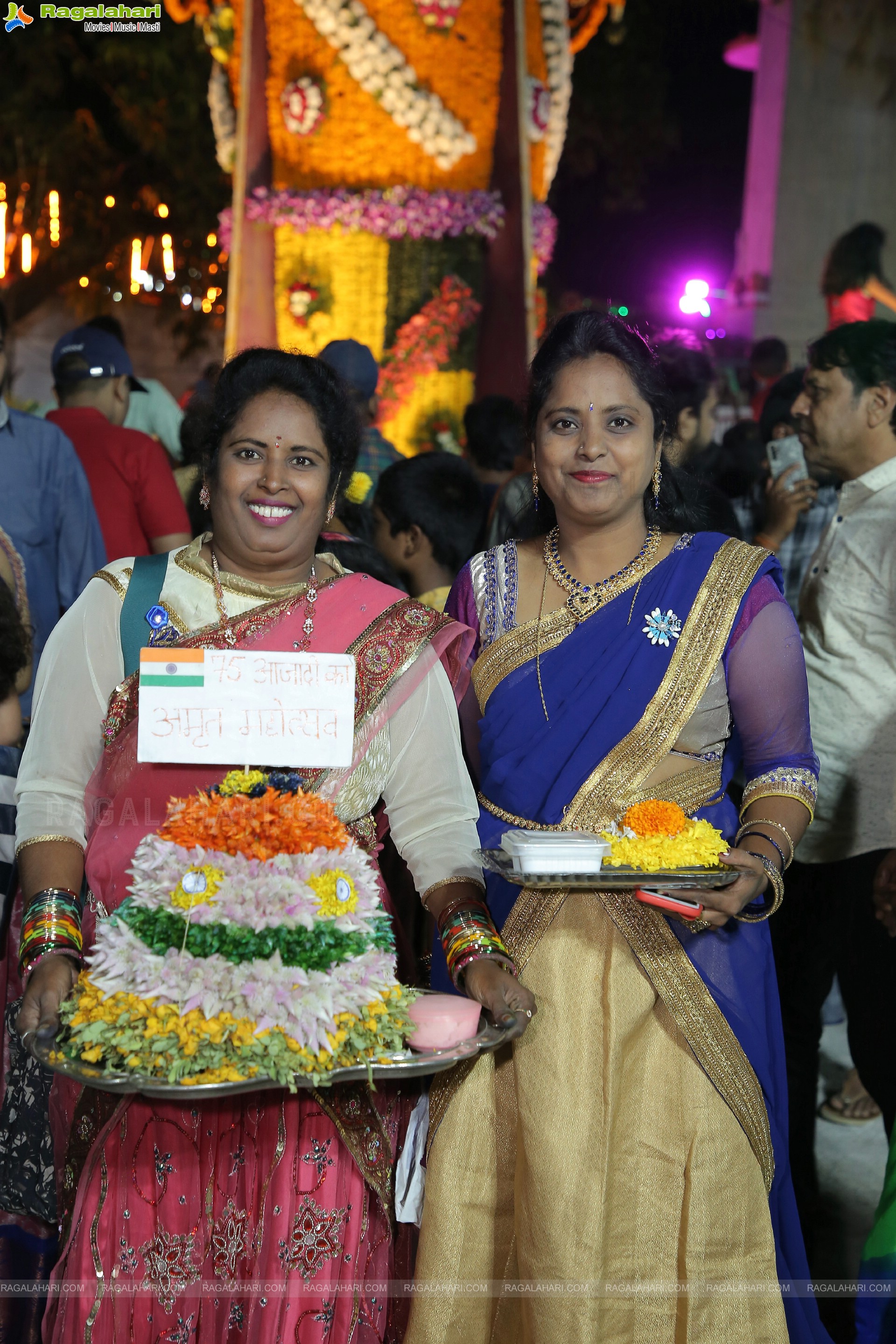 Saddula Bathukamma 2022 Celebrations at Tank Bund, Hyderabad