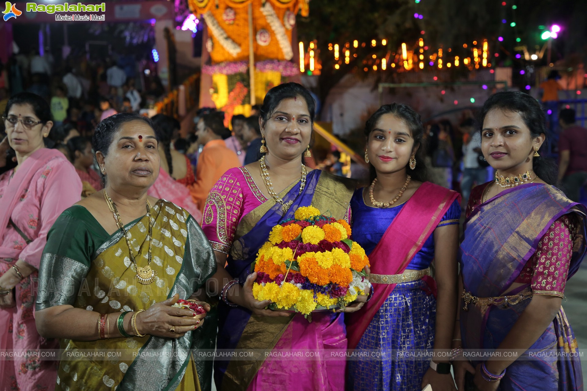 Saddula Bathukamma 2022 Celebrations at Tank Bund, Hyderabad