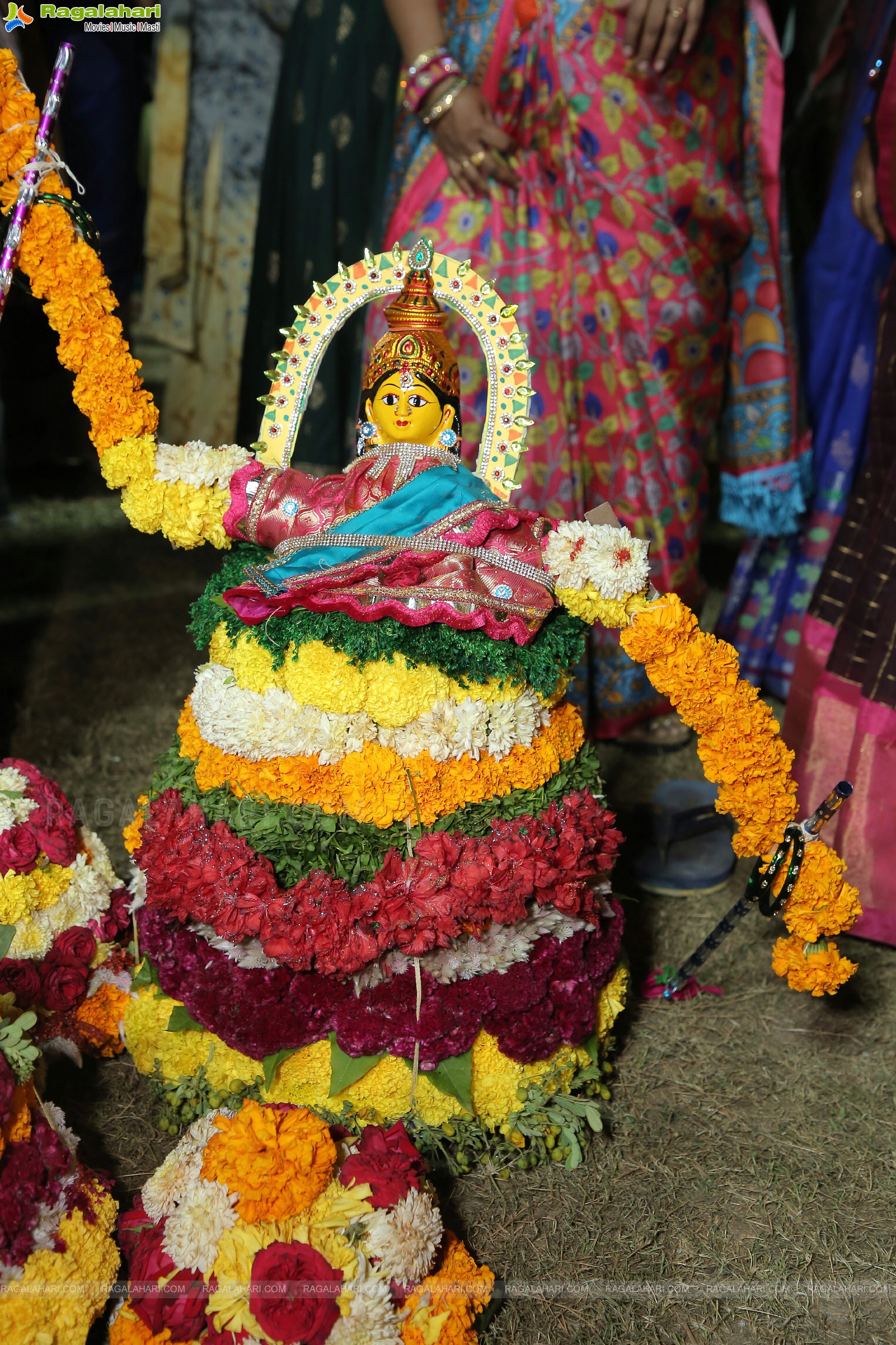 Saddula Bathukamma 2022 Celebrations at Tank Bund, Hyderabad