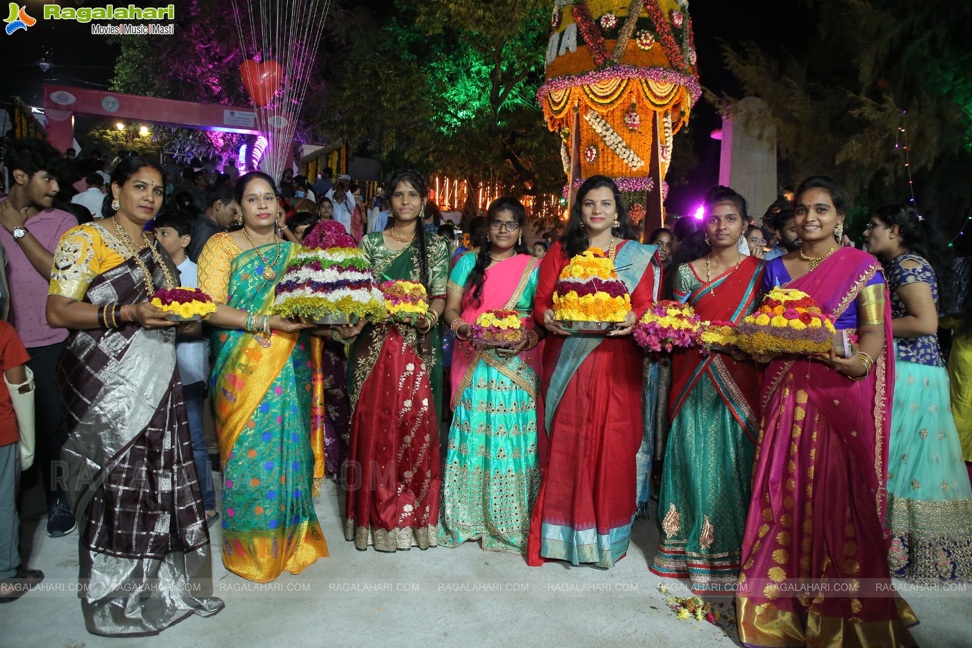 Saddula Bathukamma 2022 Celebrations at Tank Bund, Hyderabad