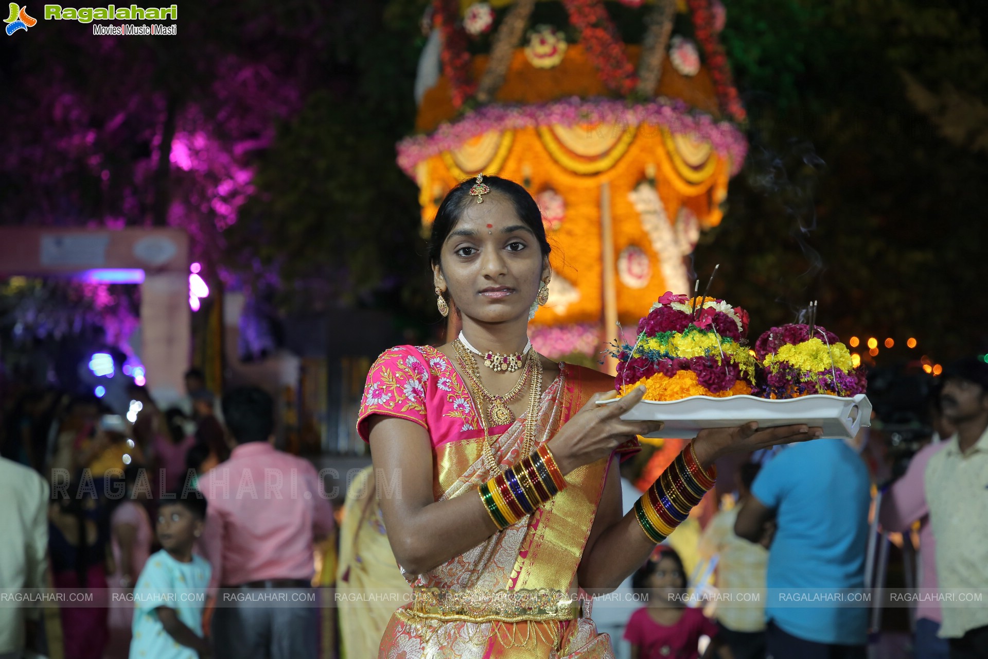 Saddula Bathukamma 2022 Celebrations at Tank Bund, Hyderabad