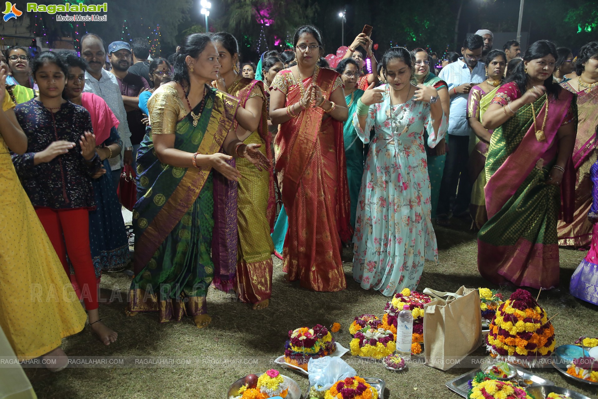 Saddula Bathukamma 2022 Celebrations at Tank Bund, Hyderabad