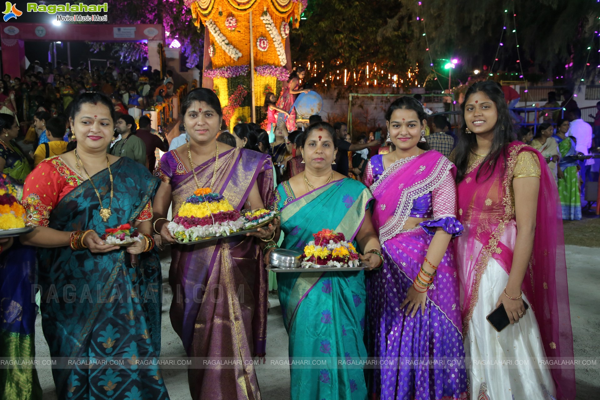 Saddula Bathukamma 2022 Celebrations at Tank Bund, Hyderabad