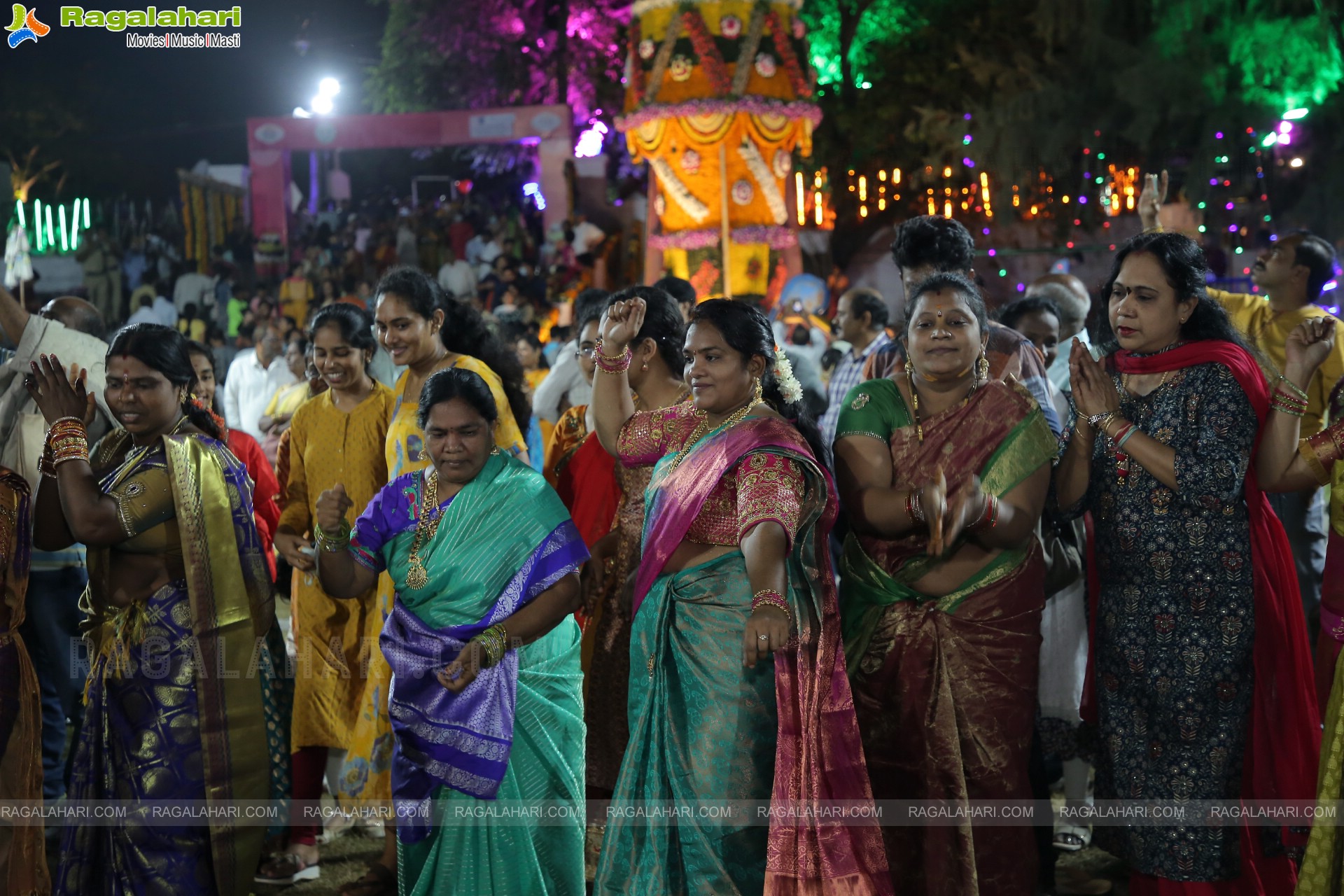 Saddula Bathukamma 2022 Celebrations at Tank Bund, Hyderabad