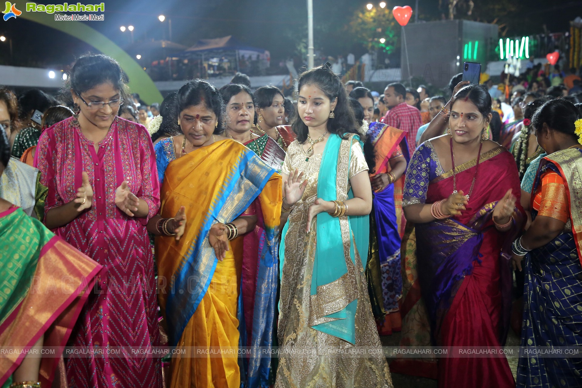 Saddula Bathukamma 2022 Celebrations at Tank Bund, Hyderabad