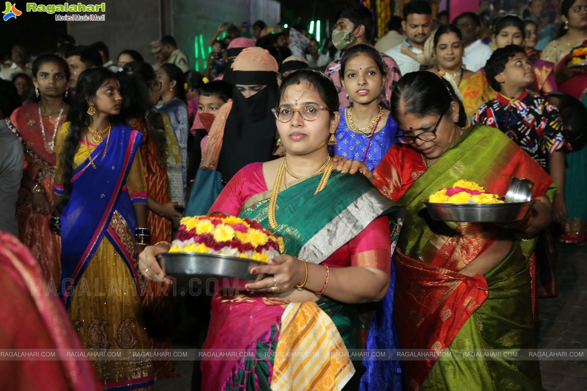 Saddula Bathukamma 2022 Celebrations at Tank Bund, Hyderabad