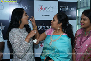 Actress Himaja Launches Advanced grohair and glo skin Clinic