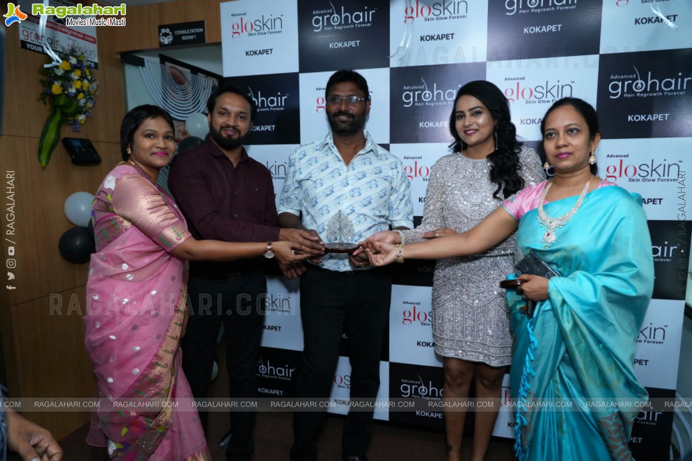 Actress Himaja Launches Advanced grohair and glo skin Clinic at Kokapet