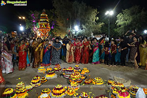 Saddula Bathukamma 2023 Celebrations at Tank Bund, Hyderabad