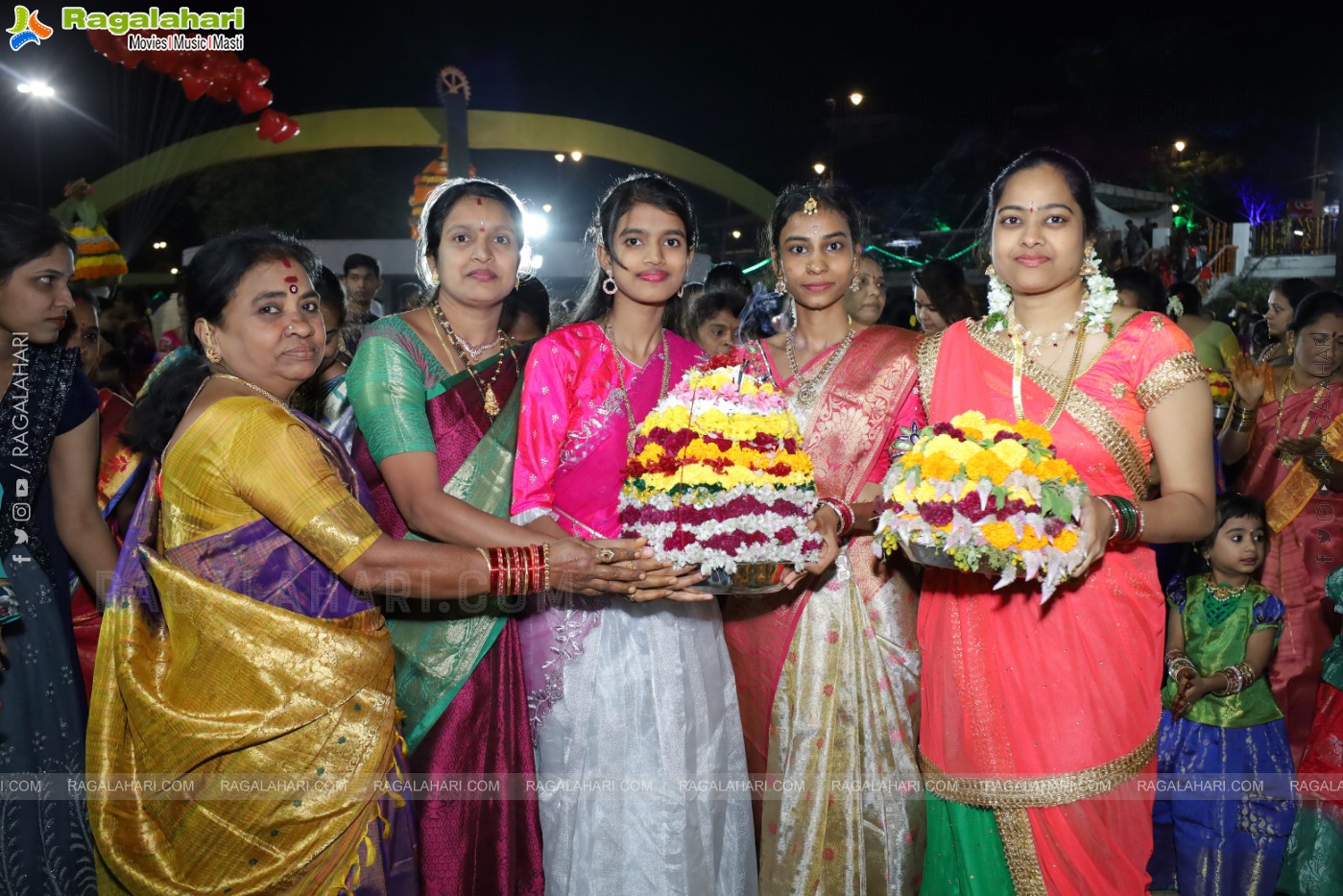 Saddula Bathukamma 2023 Celebrations at Tank Bund, Hyderabad