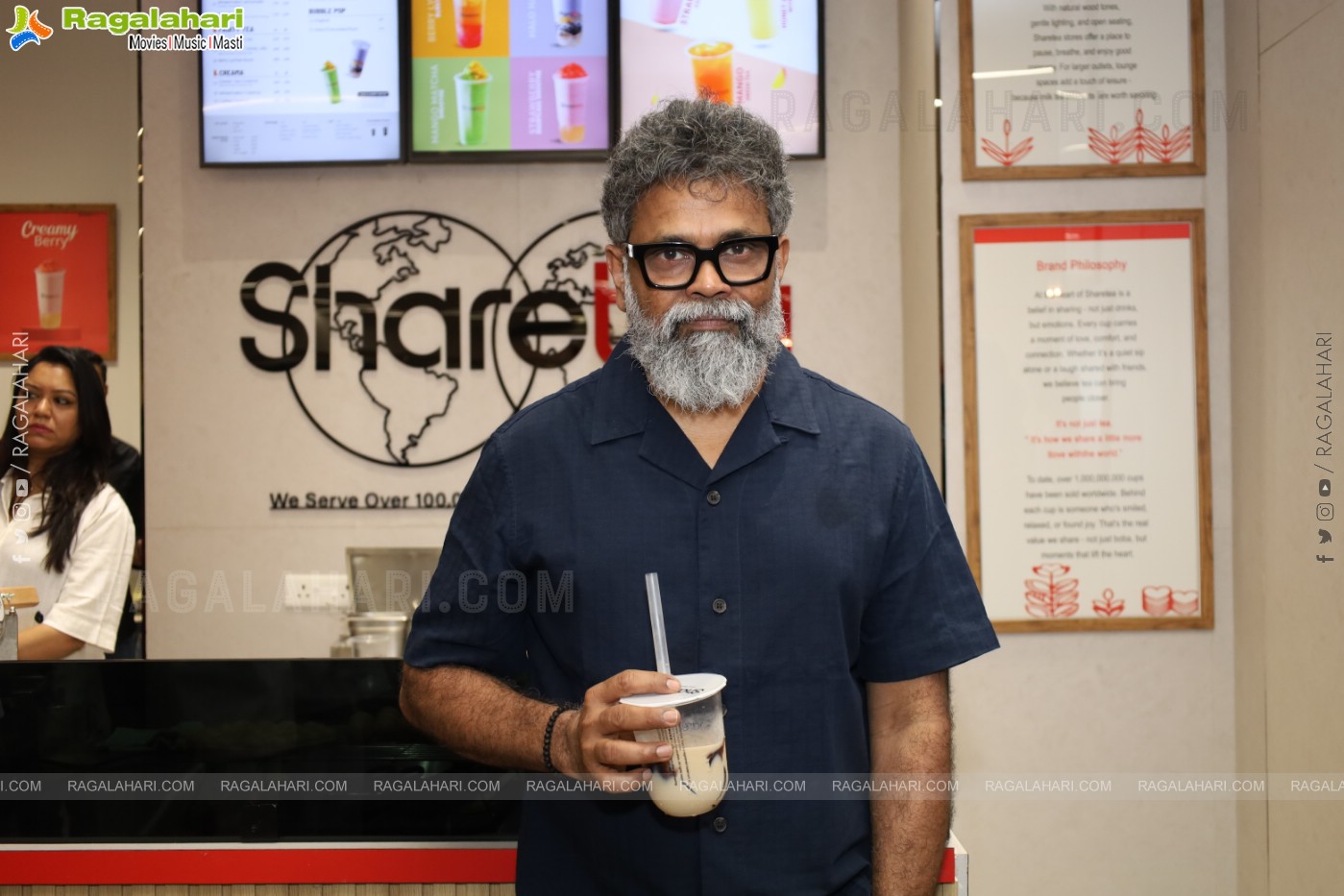 Director Sukumar Launches Sharetea at Inorbit Mall, Hyderabad