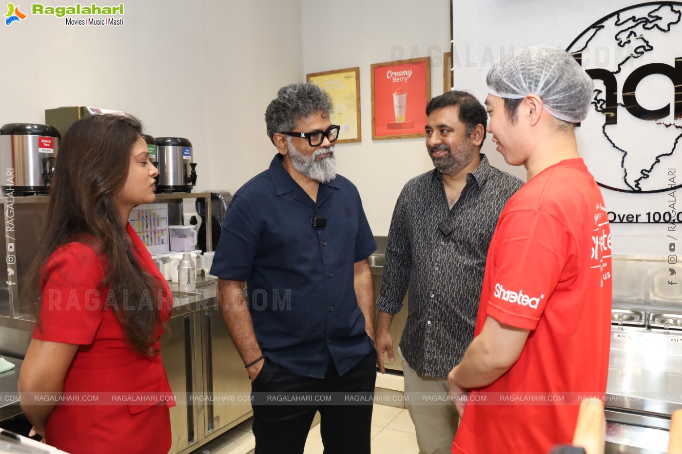 Director Sukumar Launches Sharetea at Inorbit Mall, Hyderabad