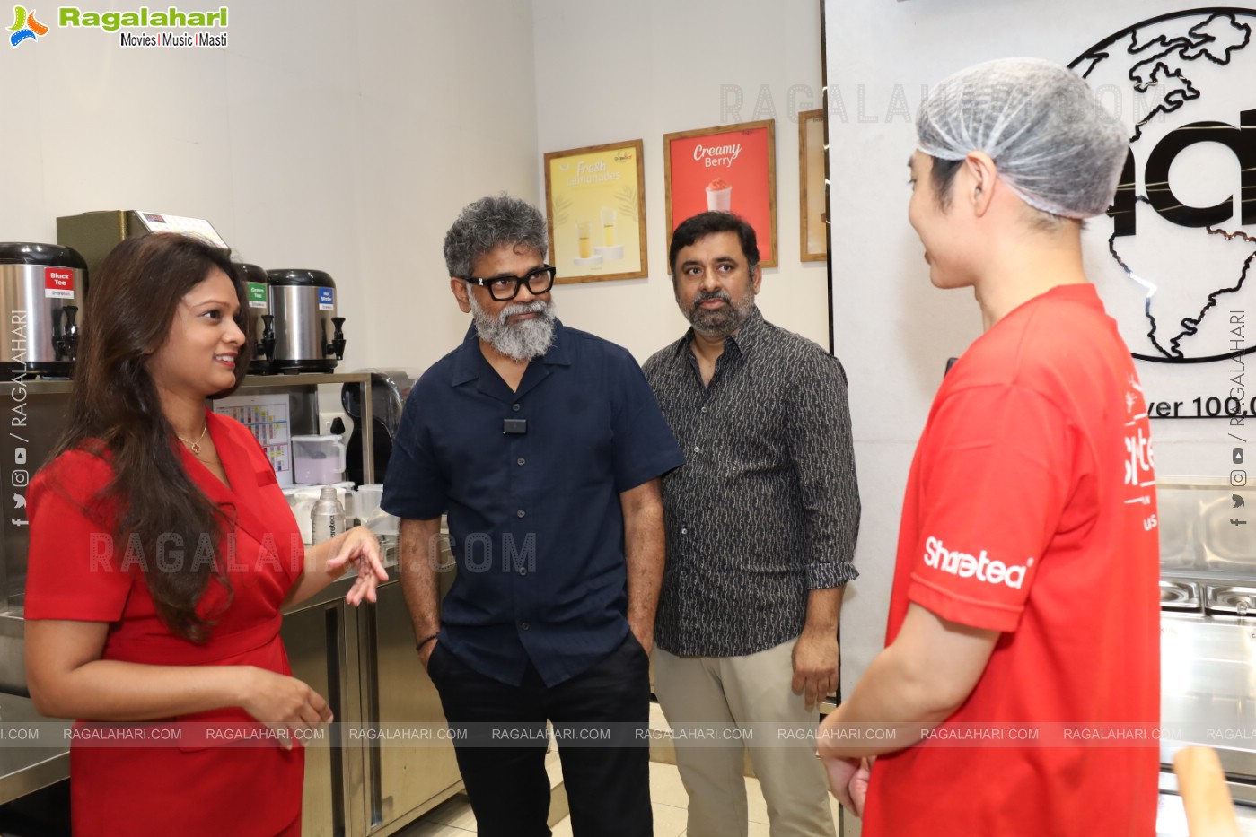 Director Sukumar Launches Sharetea at Inorbit Mall, Hyderabad