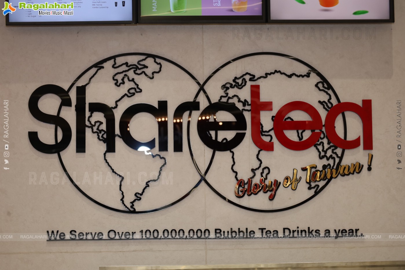 Director Sukumar Launches Sharetea at Inorbit Mall, Hyderabad