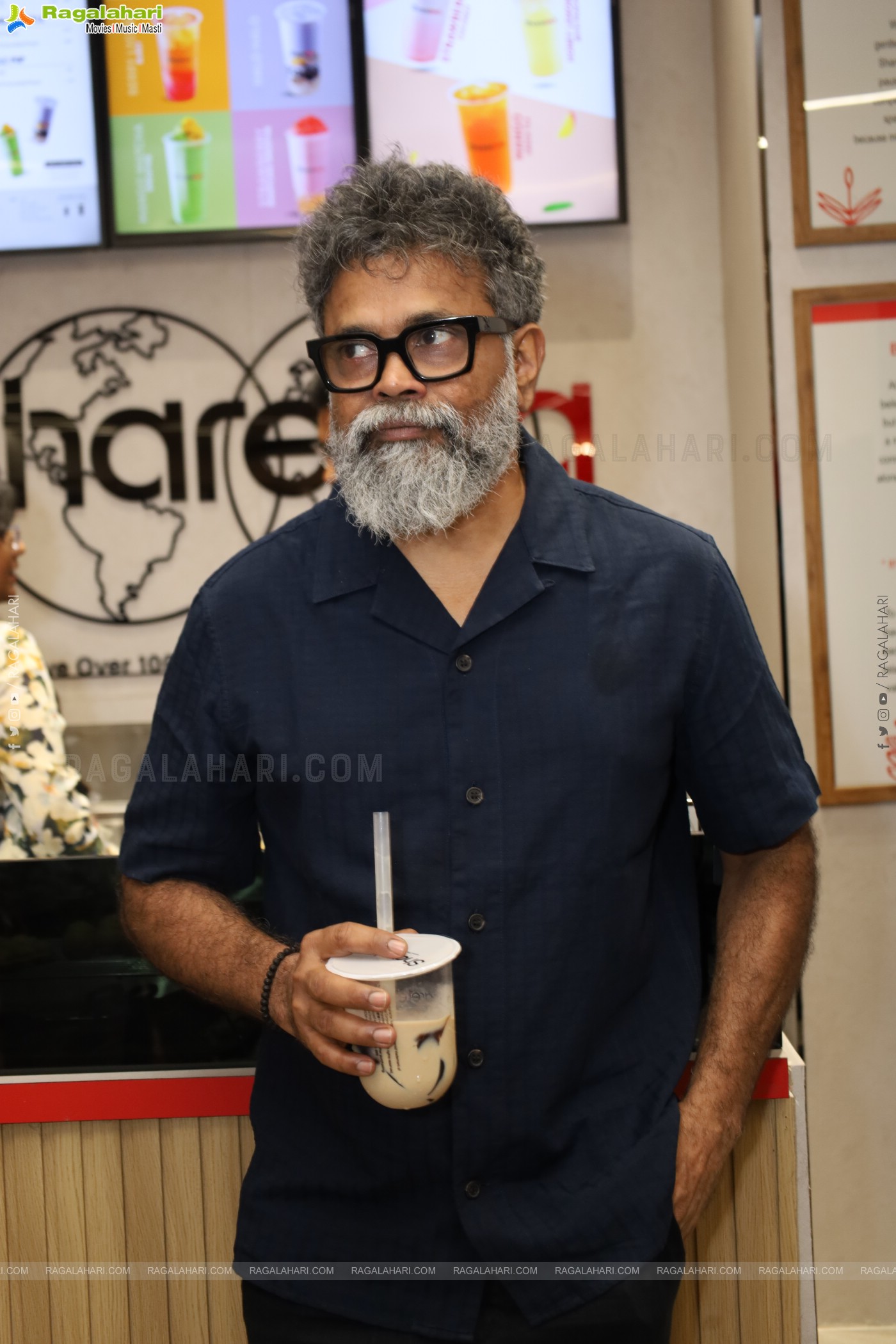 Director Sukumar Launches Sharetea at Inorbit Mall, Hyderabad