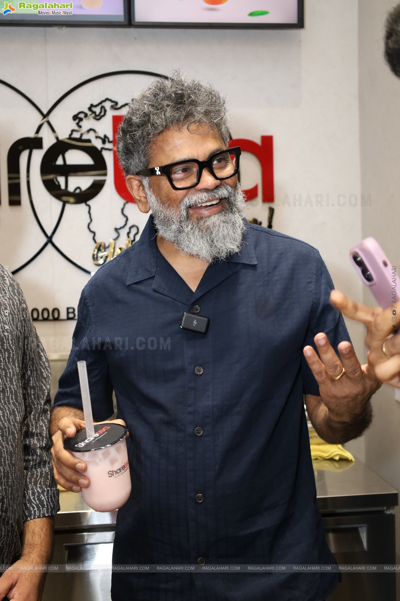 Director Sukumar Launches Sharetea at Inorbit Mall, Hyderabad