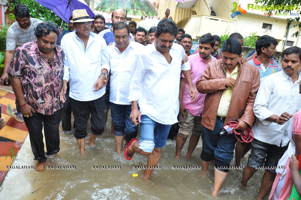 MAA Flood Relief Program at Allwyn Colony, Hyderabad