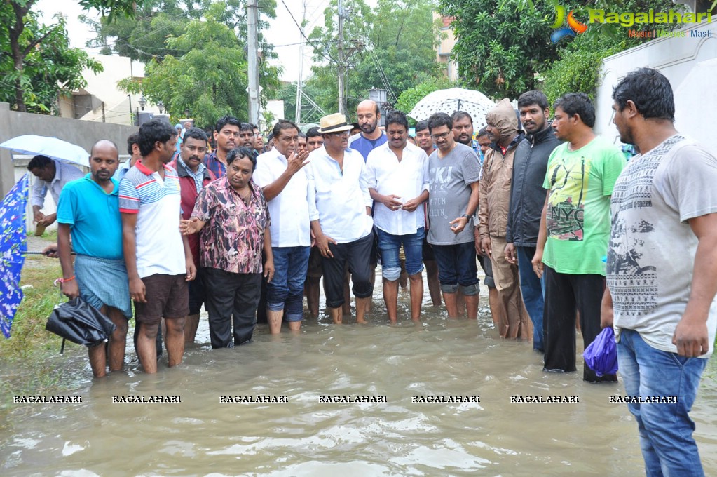 MAA Flood Relief Program at Allwyn Colony, Hyderabad