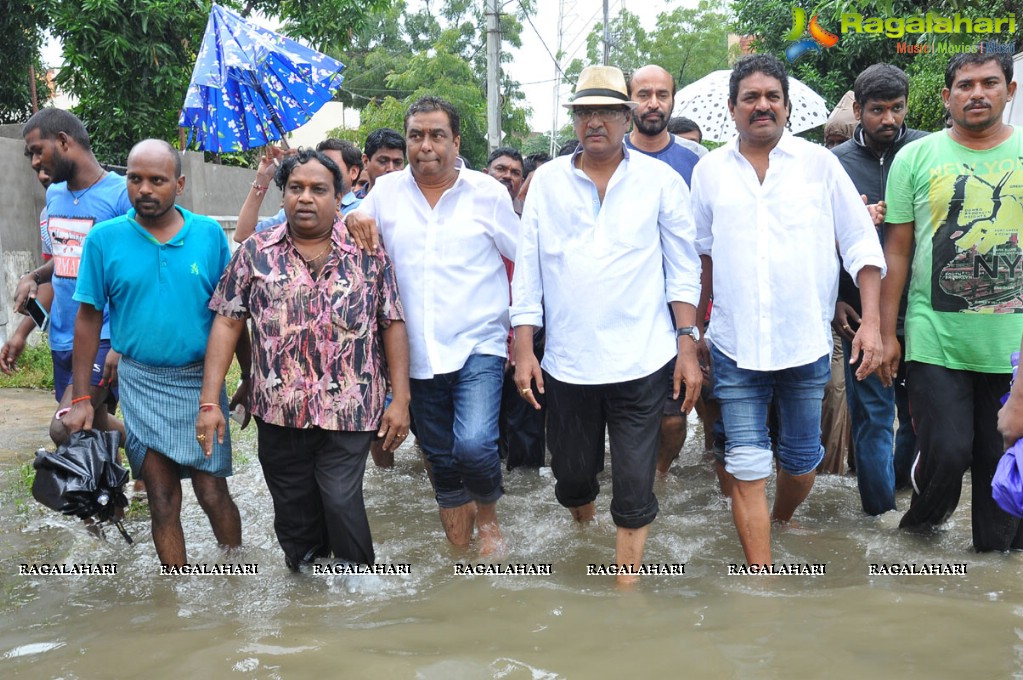 MAA Flood Relief Program at Allwyn Colony, Hyderabad