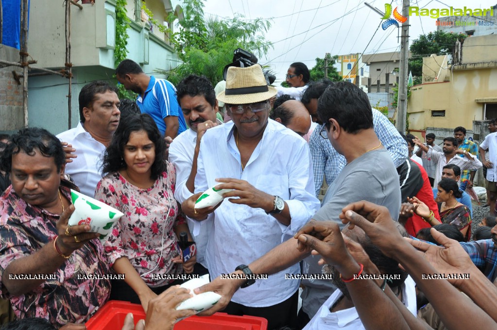 MAA Flood Relief Program at Allwyn Colony, Hyderabad