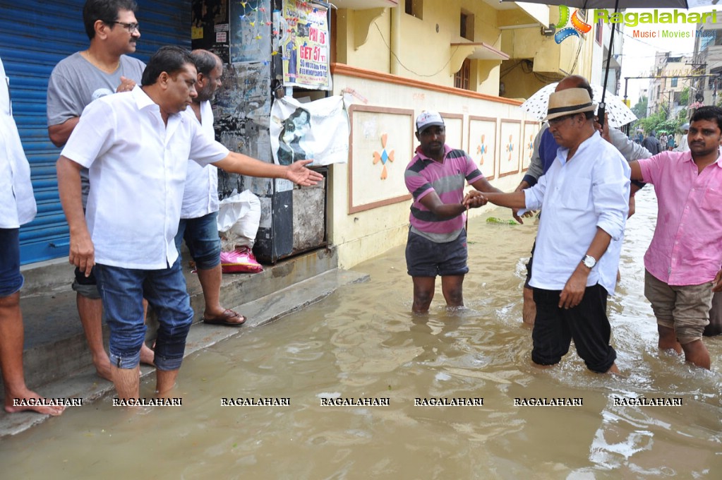 MAA Flood Relief Program at Allwyn Colony, Hyderabad