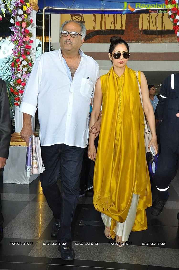 Celebrities arrive at Vizag Airport for MB40 Celebrations