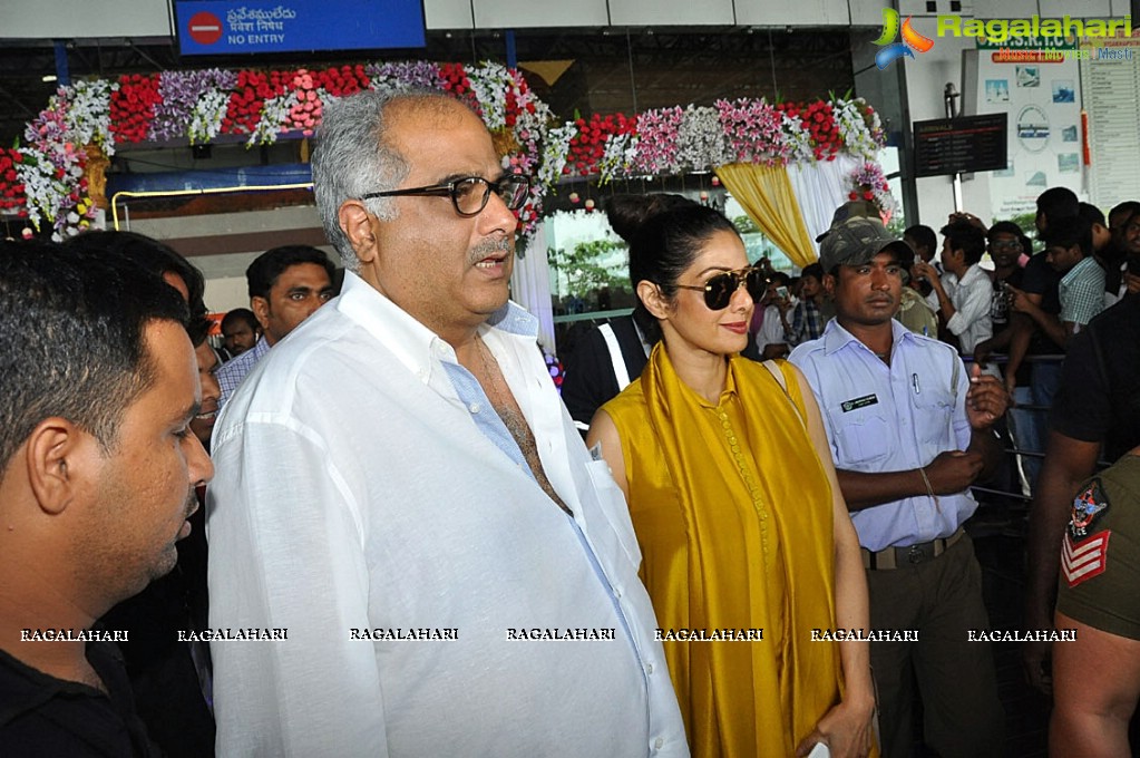 Celebrities arrive at Vizag Airport for MB40 Celebrations