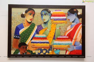 Bathukamma Art