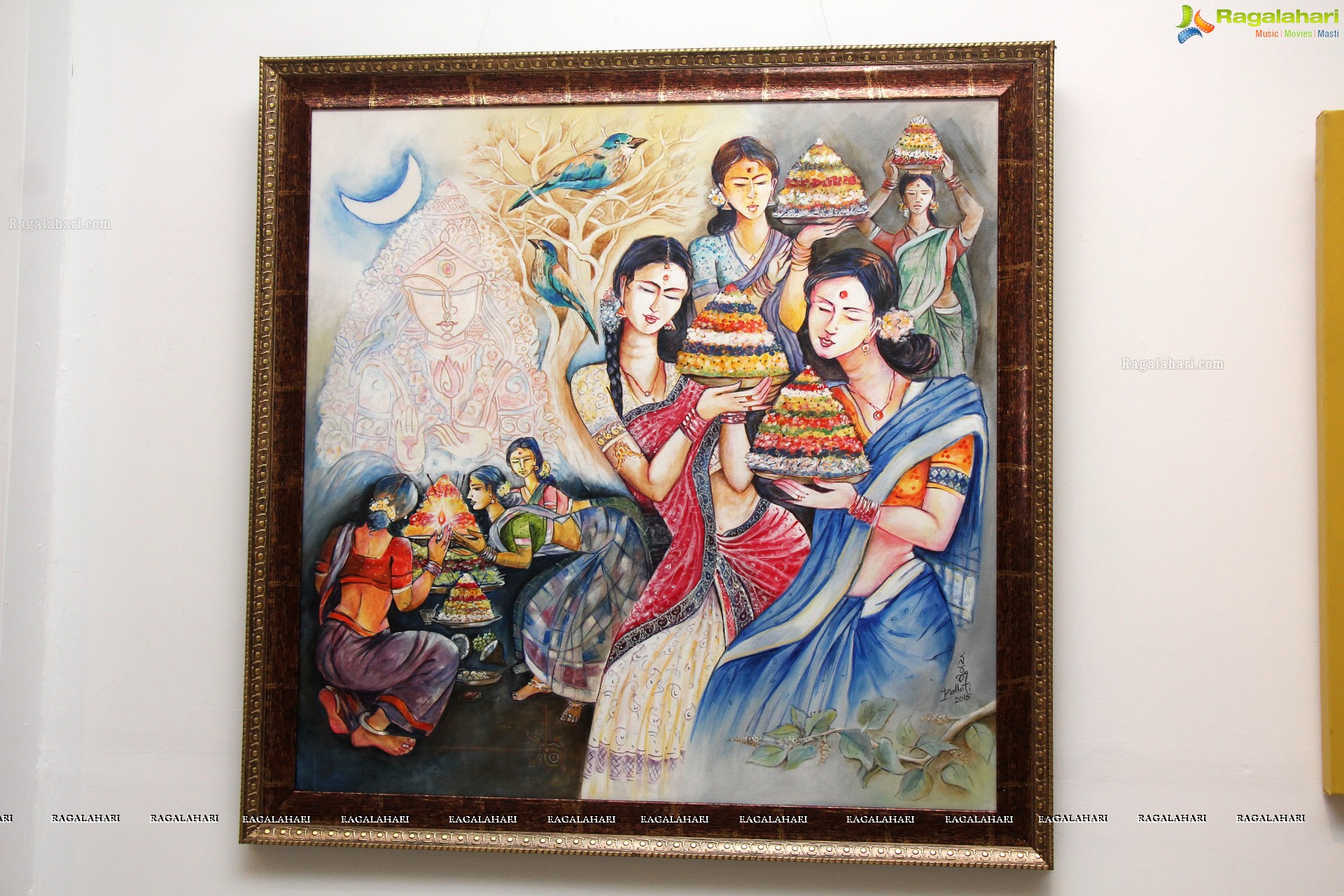 Bathukamma Theme Painting Competition at State Gallery of Art