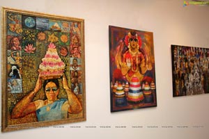 Bathukamma Art