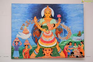 Bathukamma Art