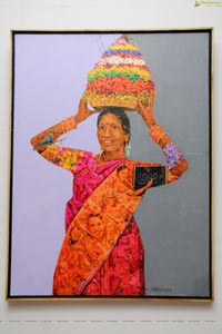 Bathukamma Art