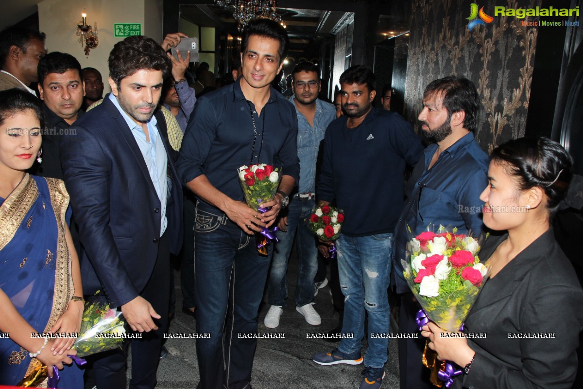 Sonu Sood launches Almas Palace - A Royal Multicusine Restaurant at Jubilee Hills, Hyderabad