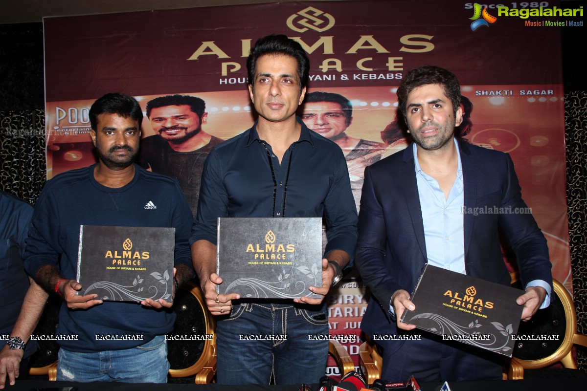 Sonu Sood launches Almas Palace - A Royal Multicusine Restaurant at Jubilee Hills, Hyderabad