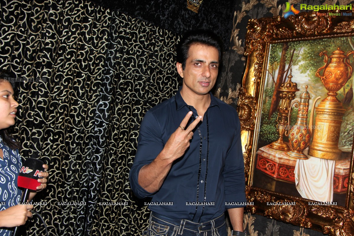 Sonu Sood launches Almas Palace - A Royal Multicusine Restaurant at Jubilee Hills, Hyderabad