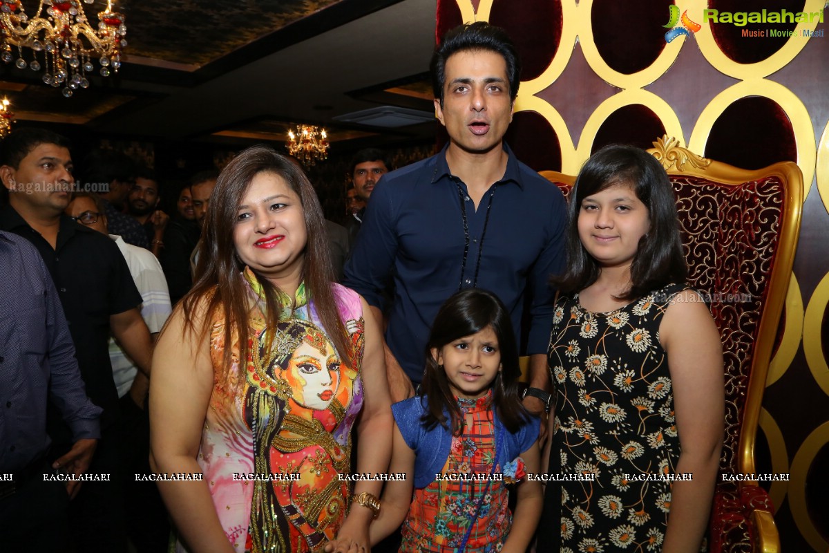 Sonu Sood launches Almas Palace - A Royal Multicusine Restaurant at Jubilee Hills, Hyderabad