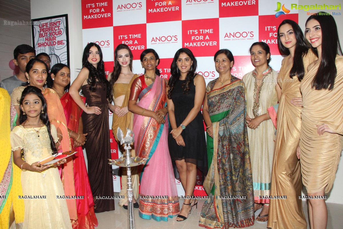 Dhanya Balakrishna launches Anoos Salon & Clinic at Kompally, Hyderabad