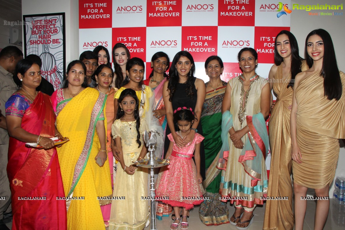 Dhanya Balakrishna launches Anoos Salon & Clinic at Kompally, Hyderabad