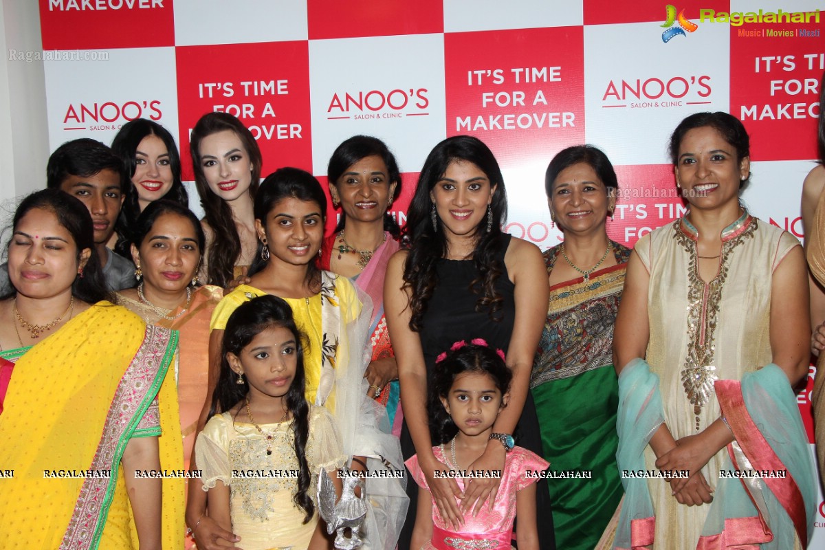 Dhanya Balakrishna launches Anoos Salon & Clinic at Kompally, Hyderabad