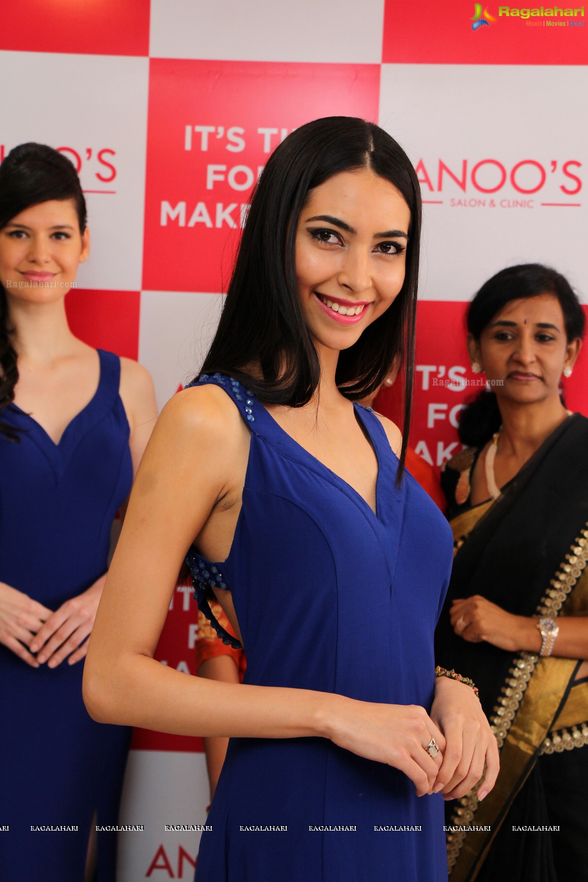 Ritu Varma launches Anoo's Salon and Clinic at Madinaguda, Hyderabad