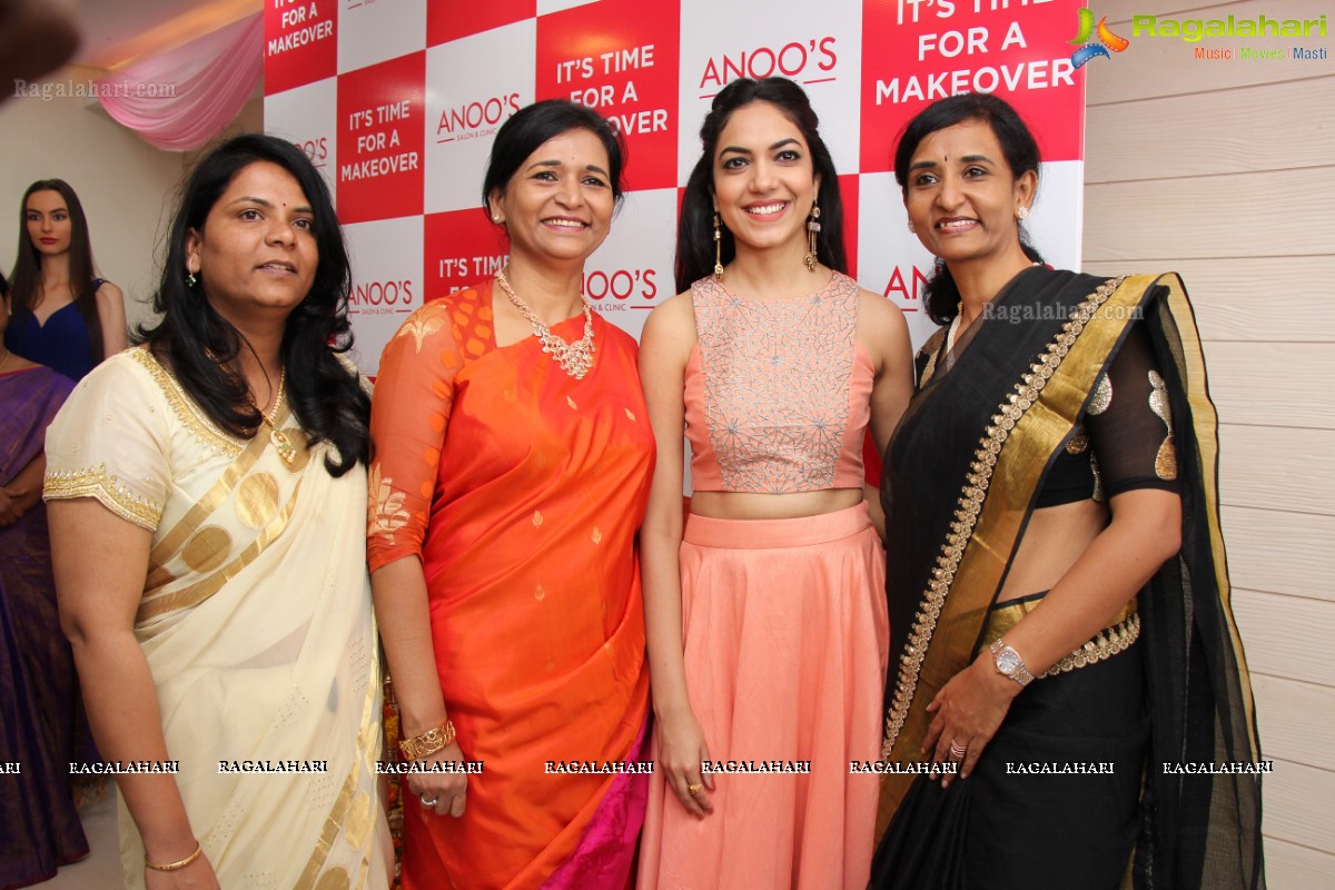 Ritu Varma launches Anoo's Salon and Clinic at Madinaguda, Hyderabad