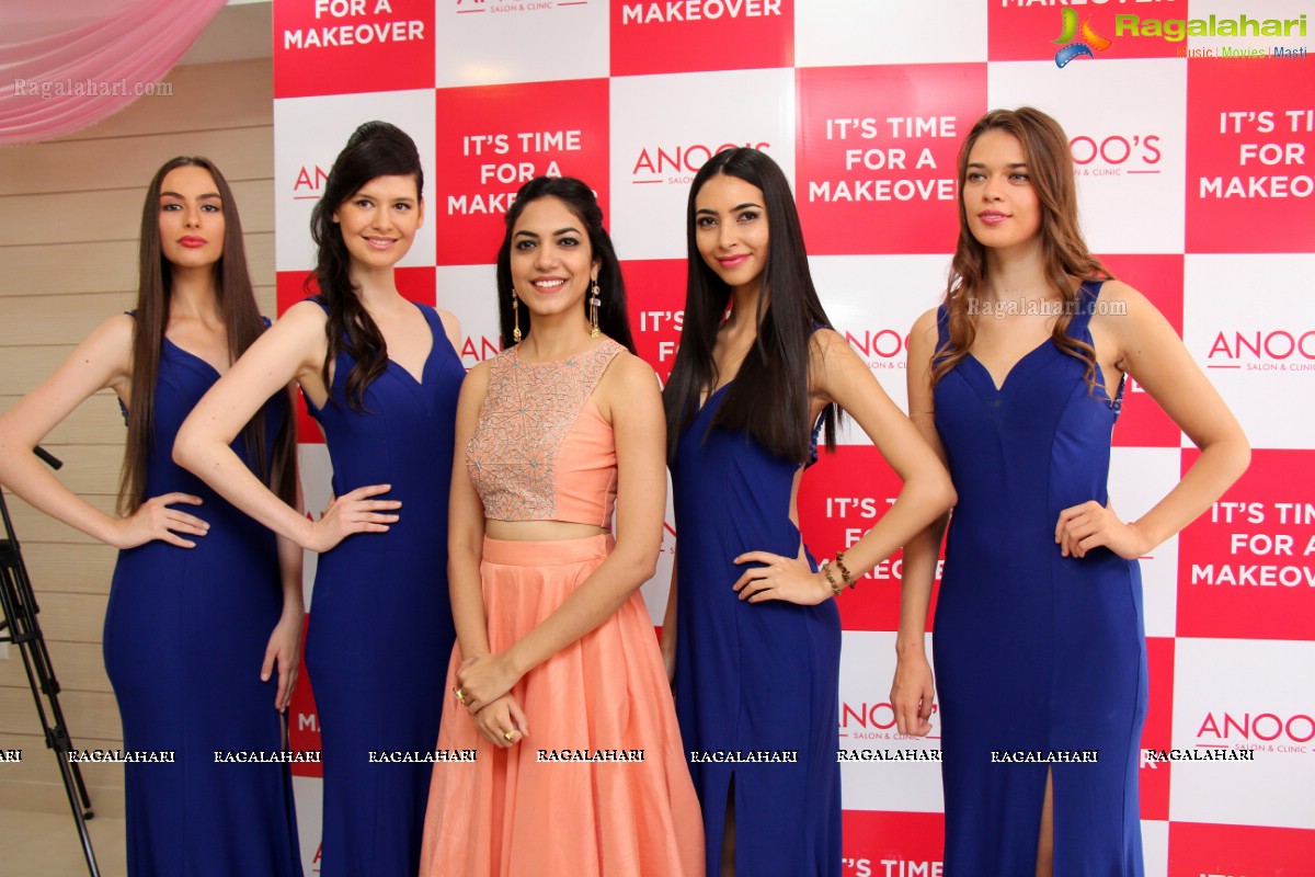 Ritu Varma launches Anoo's Salon and Clinic at Madinaguda, Hyderabad