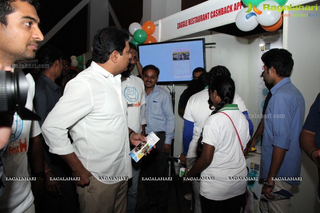 KTR inaugurates The August Fest - India's Largest Startup Conference, Hyderabad
