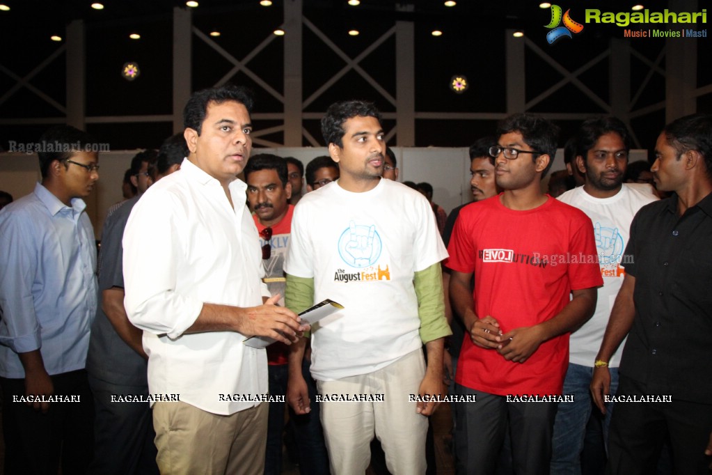 KTR inaugurates The August Fest - India's Largest Startup Conference, Hyderabad